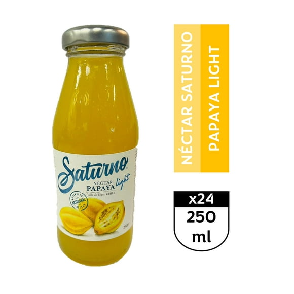Saturno Papaya Light 24 x 250 ml