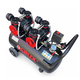 thumbnail image 4 of Compresor De Aire/oil Free 50l 1200w Doble Motor 8 Bar 220v Negro 50hz Monofásica, 4 of 6