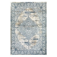 Modalfo - Alfombra Florida Azul 160 X 230 Cm