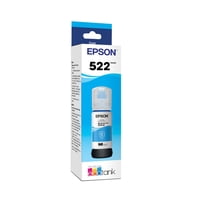 Botella De Tinta Epson 522 Ecotank De Ultra Alta Capacidad Cian T522220-S