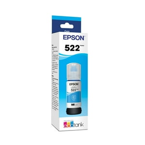 Botella De Tinta Epson 522 Ecotank De Ultra Alta Capacidad Cian T522220-S