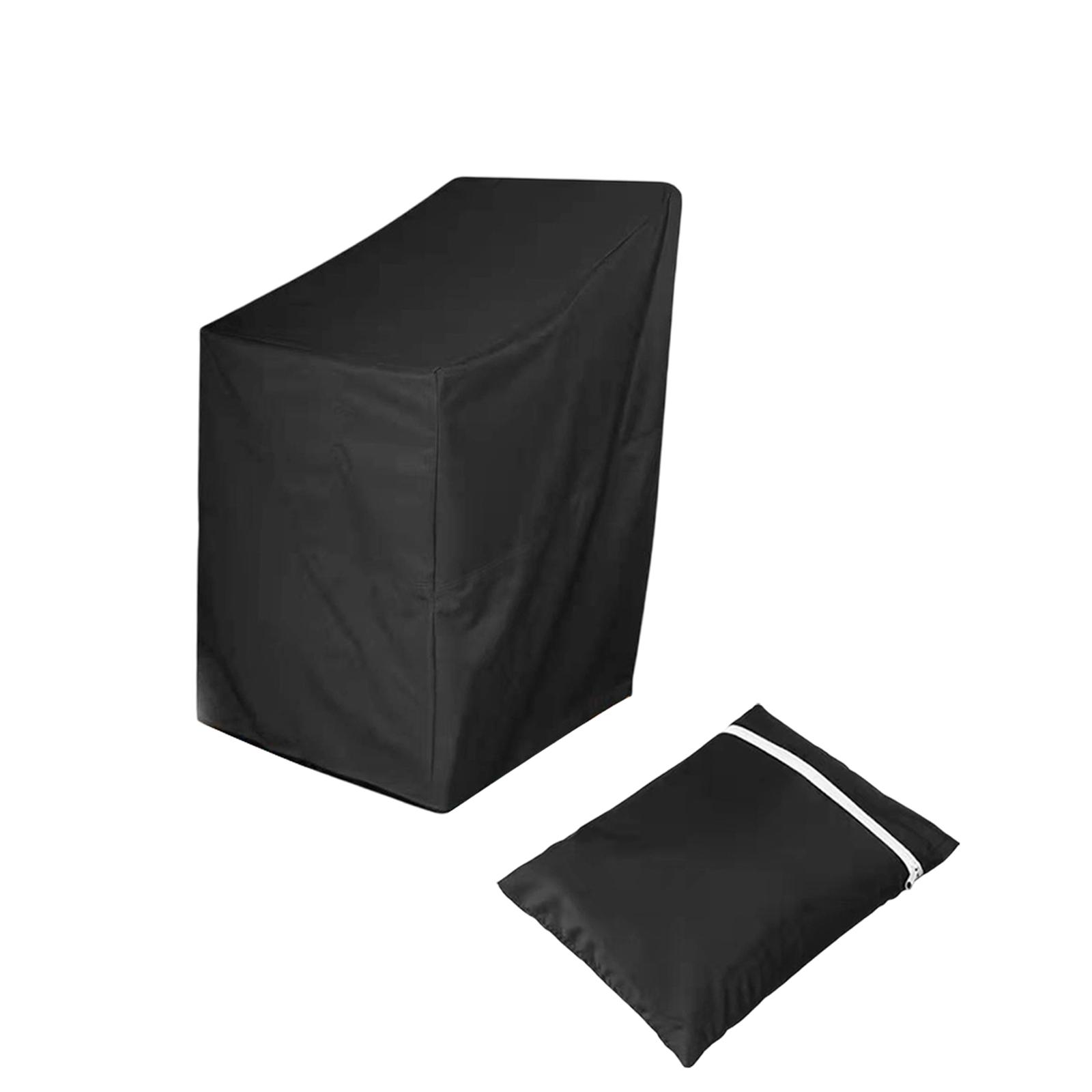 Magideal - Funda Para Silla De Patio De Jardín, Funda Para Silla Apilable Para Patio, Funda Para Silla Plegable Para Silla De Comedor Apilable, Silla Reclinable 65X65X80Cm