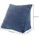 thumbnail image 4 of Almohada triangular en forma de cuña, ideal para leer, apoyar la espalda, posicionar el respaldo de la cama, para cama, sofá, lectura, silla de oficina (15,75 × 14,17 × 7,87 pulgadas), 4 of 6