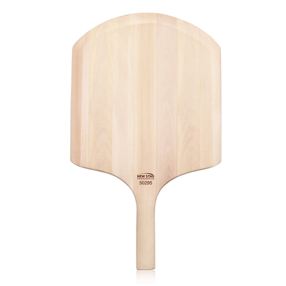 Pizza Peel New Star Foodservice 50295 de madera, 16 x 14 pulgadas