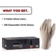 thumbnail image 2 of Guantes desechables para barbacoa Nechtik con 4 forros de algodón y 100 guantes, 2 of 8
