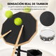 thumbnail image 4 of Pad De Práctica Bateria Con Atril Y Estuche Y Baquetas, 4 of 8