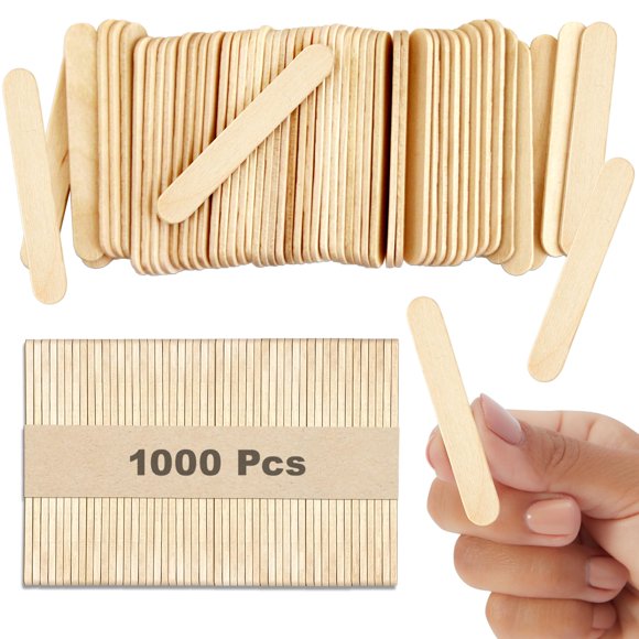 Palitos de paleta CraftySticks 6 cm 1000 unidades natural