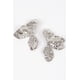 thumbnail image 2 of Aretes Fashnzfab Vintage Metal Dorado y Plateado, 2 of 3