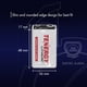 thumbnail image 3 of Batería Tenergy de litio de 9 V, 1200 mAh, no recargable, paquete de 2, 3 of 7