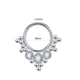 thumbnail image 2 of Septum Corona de Acero Tribal Funcional oreja, Tragus, Daith y nariz, 2 of 3