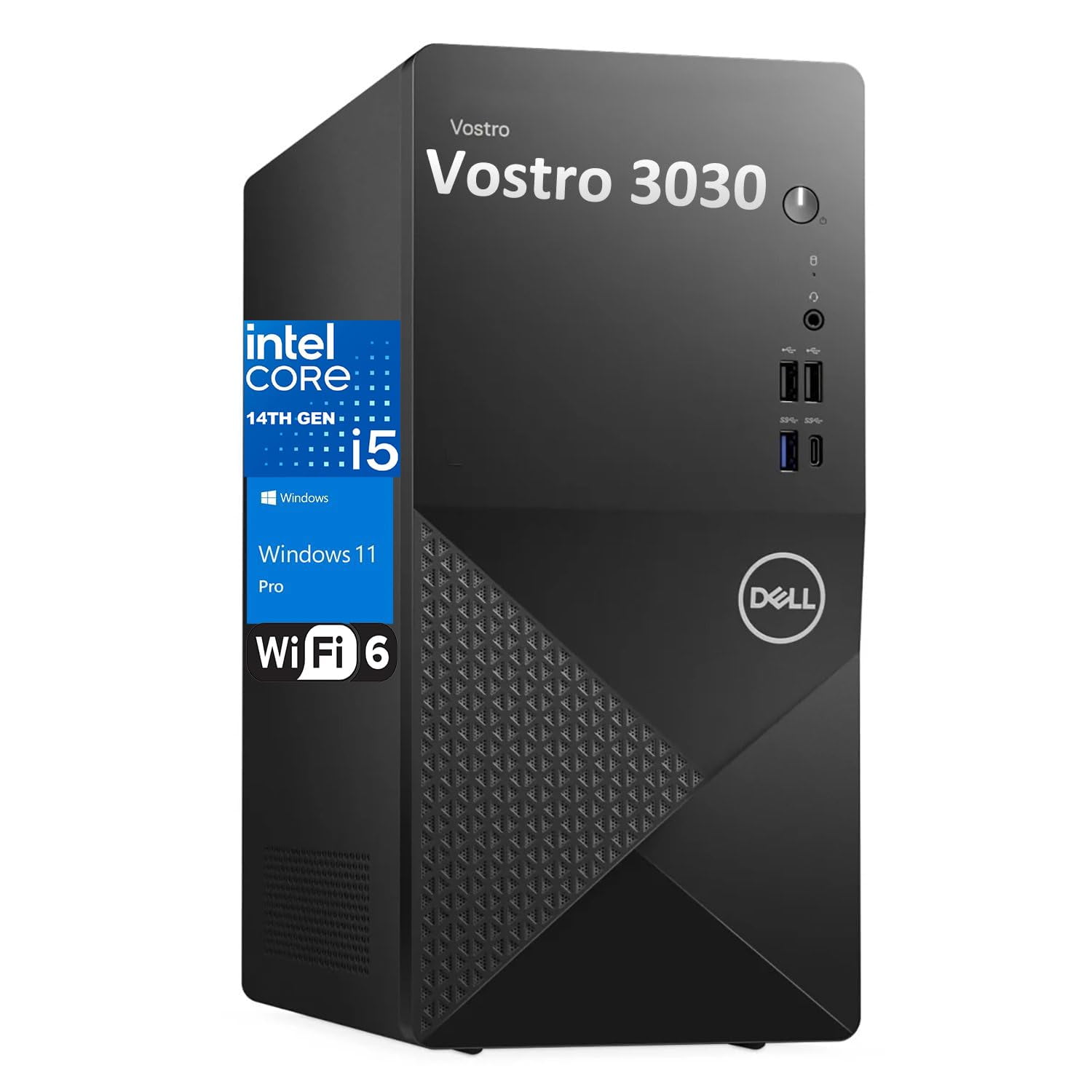 Dell Vostro 3030 Desktop I5-14400 32gb Ddr5 1tb Ssd Wifi6