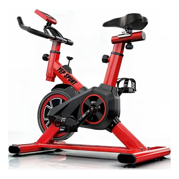 Bicicleta Spinning Resistencia 6kg Yepsport rojo