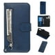thumbnail image 1 of Funda con Cremallera para Samsung Galaxy A20/A30, Carcasa Cartera de Cuero PU con Soporte y Tarjetero, 1 of 6