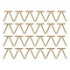 thumbnail image 2 of Juego De 24 Lazos Navideños De Terciopelo Para Decoración Navideña, Lazos De Cinta Para Navidad, Adornos Navideños En Marrón, 2 of 3