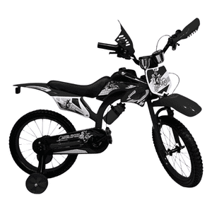 Linea Sport - Bicimoto Aro 16″ Con Ruedas Estabilizadoras Para Niños De 4-6 Años