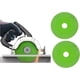 thumbnail image 1 of Disco De Corte De Vidrio Para Amoladora Angular 4 Piezas Color Verde, 1 of 3