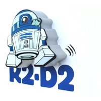 Fxlight - Lampara Mural 3D Mini R2D2 Star Wars