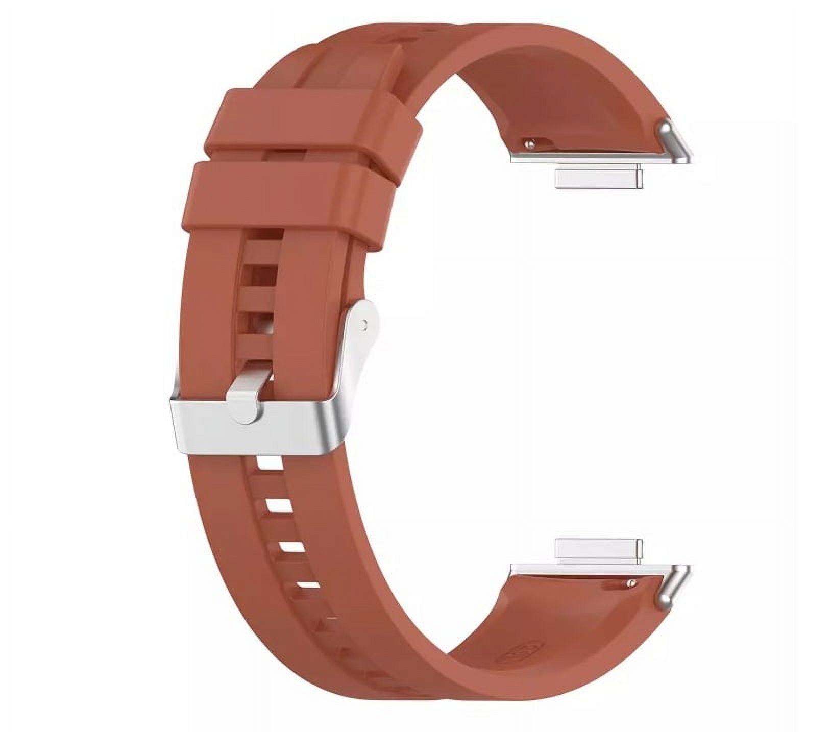 Genérico - Correa Compatible Con Huawei Watch Fit 2 Marron