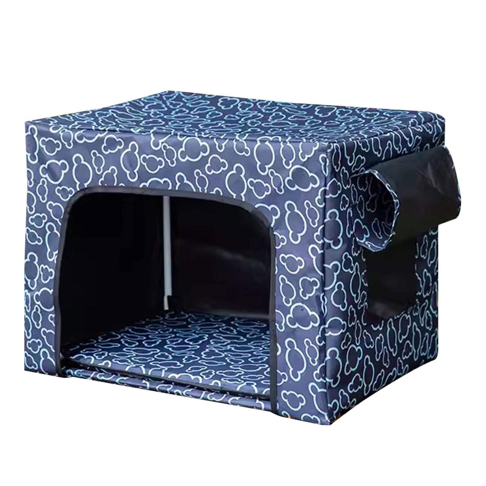 Magideal - Refugio Para Gatos Callejeros, Cueva Impermeable Para Mascotas, Plegable Para Todas Las Estaciones, 55X40X40Cm, Resistente A Los Arañazos, Caseta Para Estilo D