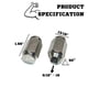 thumbnail image 2 of Tuercas de seguridad Mighty Fasteners rosca 1/2-20 de acero inoxidable 304, 2 of 8