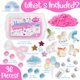 thumbnail image 3 of Cubo de arena sensorial Sensationally OT Unicorn con 38 piezas para niños, 3 of 9