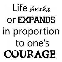 Rienda Libre Graphics - Decomural One'S Courage Inspirational Ws-34320