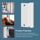 thumbnail image 5 of Bisagra WFCYX 2579475 para puerta mosquitera inferior, 4 piezas, blanca, 5 of 7