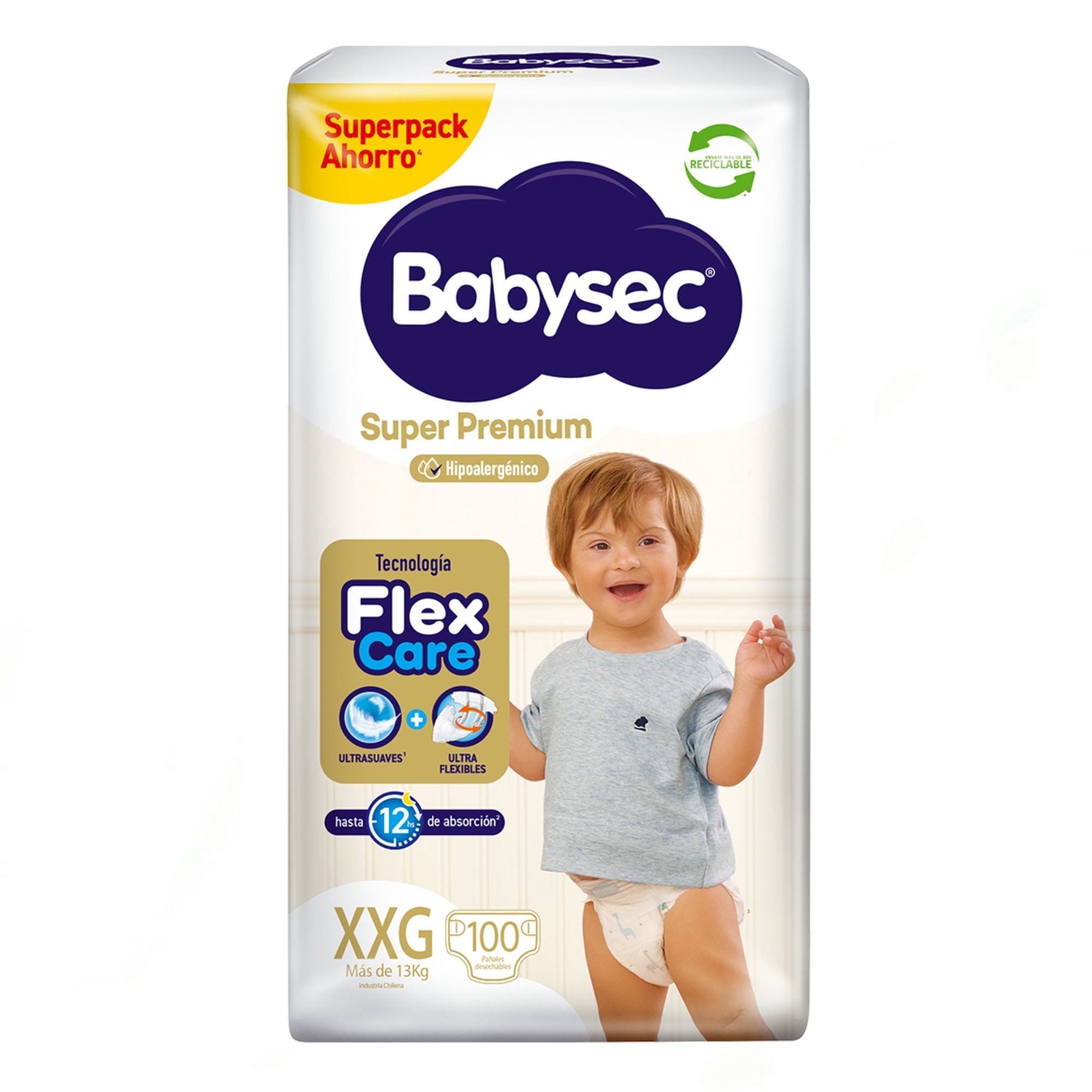 Babysec - Pañales Súper Premium Xxg, 100 Un