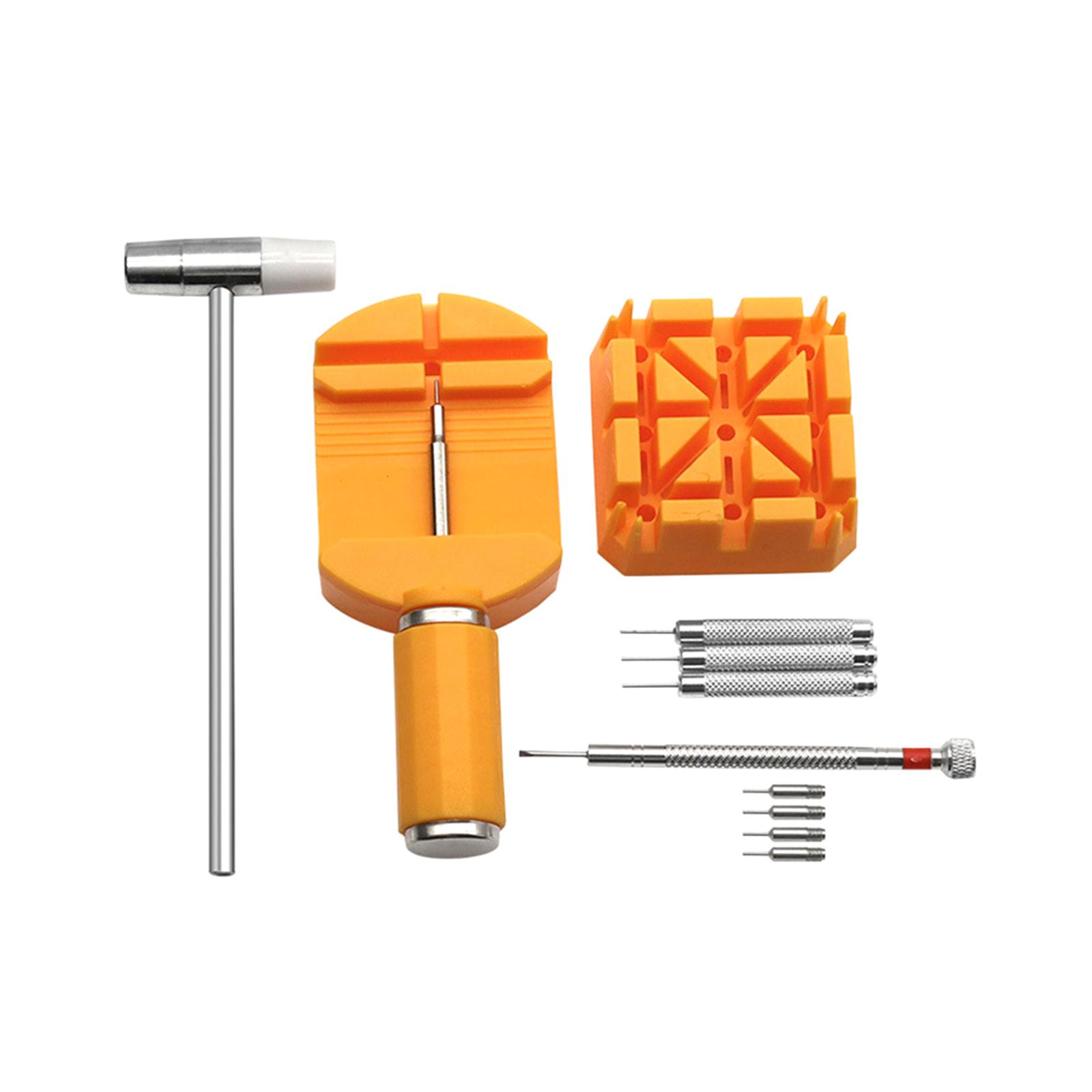 Magideal - Kits De Eliminación De Bandas Para Cambiar El Tamaño, Pasadores De Perforación Con Estuche De Almacenamiento, Portátiles Para Herramienta De Tamaño De