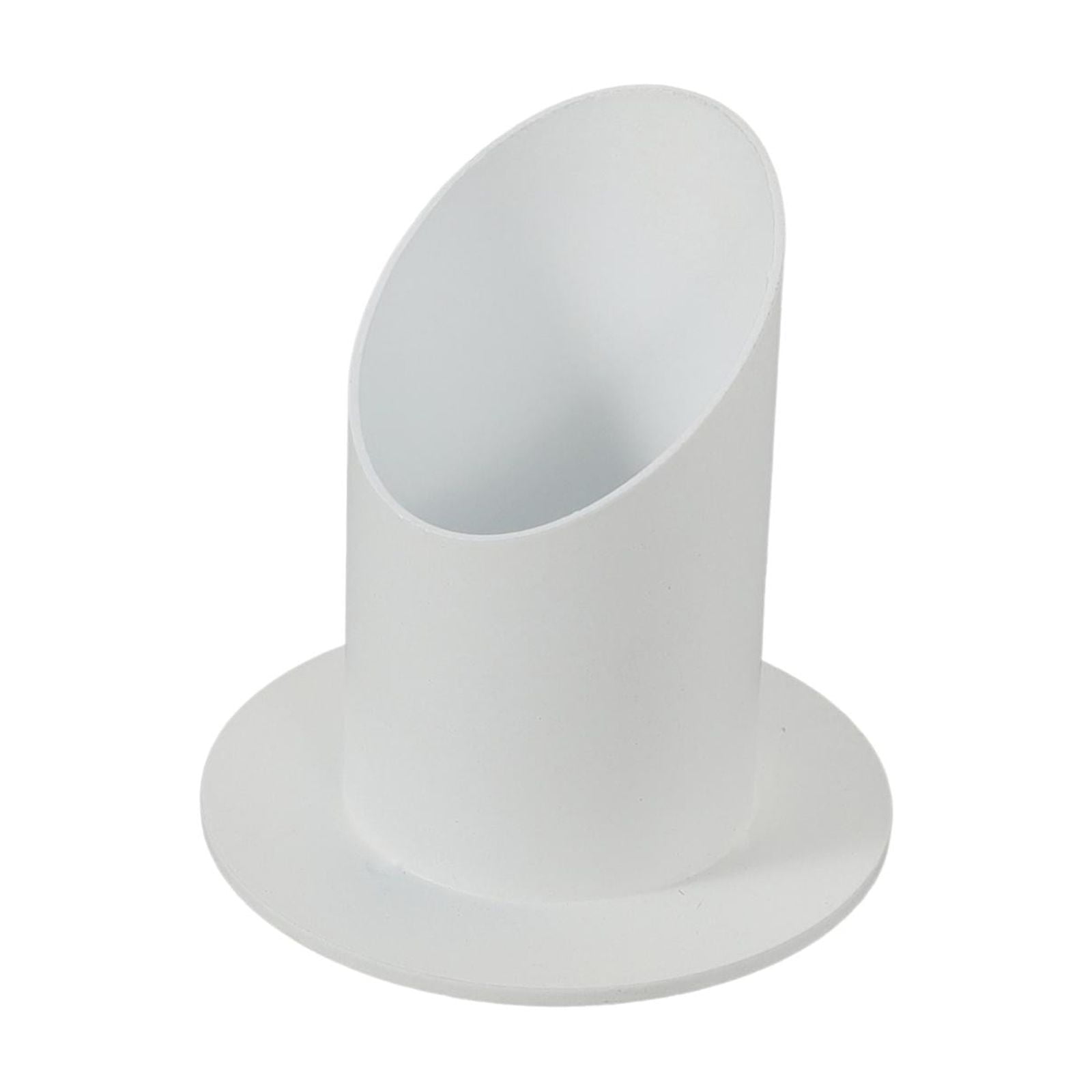 Gazechimp - Portavelas De Metal Para Vela De Comunión 4 Cm Centros De Mesa Candelero Blanco
