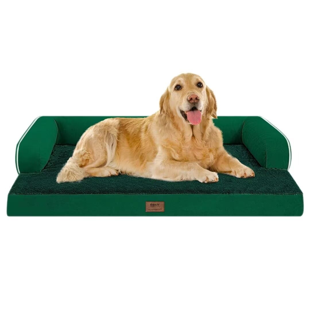 Cama Ortopédica Para Perros Mekiy, Impermeable, Lavable Para Perros Grandes