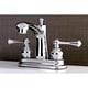 thumbnail image 2 of Grifo de lavabo Kingston Brass Vintage de 4 pulgadas, central, cromo, 2 of 3