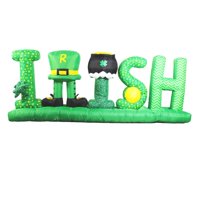 Magideal - Decoración Inflable Brillante Del Día De San Patricio, Adornos Luminosos, Decoración Al Aire Libre Iluminada Para Patio, Césped, Fiesta De Vacaciones