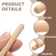 thumbnail image 3 of Uxcell Pasadores de Espiga de Madera Varillas de Espiga Rectas Varillas de Madera Estriadas para Manualidades Muebles Bricolaje Maderas Duras 3/16"x 2", 3 of 7