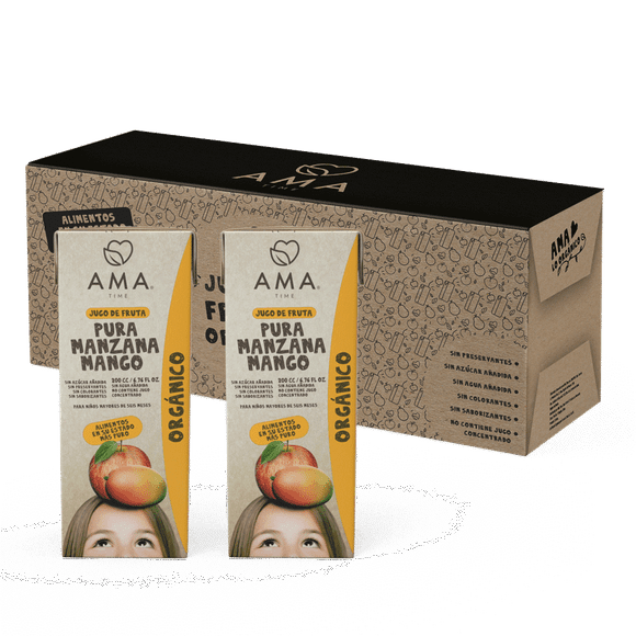 Pack 24 unid - Jugo Manzana Mango 200 cc