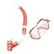 thumbnail image 4 of Snorkel Mask Set Máscara De Buceo De Fácil Respiración Para Nadar Deportes Acuáticos Rojo, 4 of 5