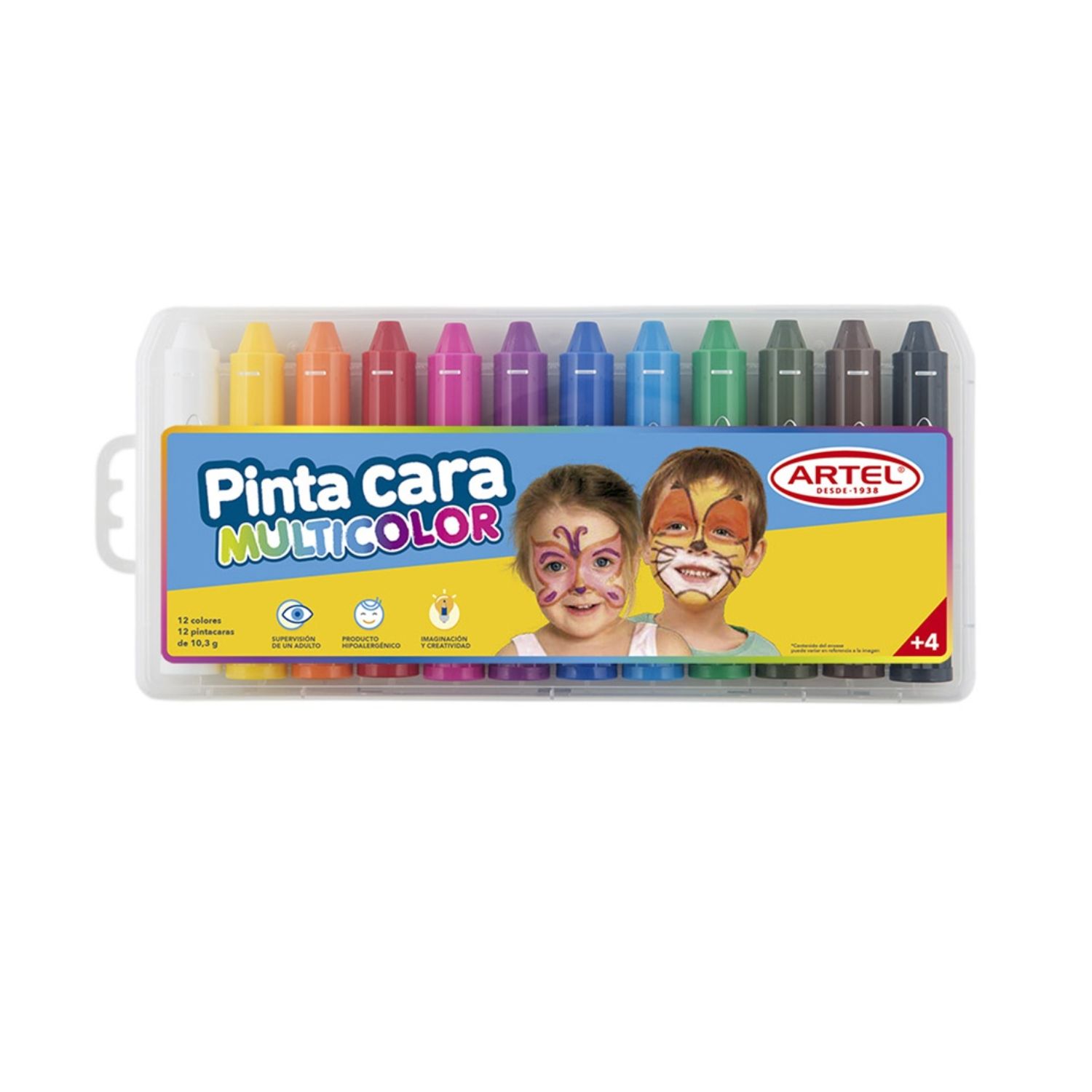 Artel - Pinta Cara 12 Colores