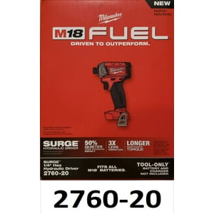 Destornillador De Impacto Hexagonal Inalámbrico Milwaukee M18 Fuel Surge 18V