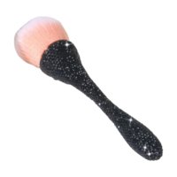 Ioensy - Brocha De Maquillaje En Polvo, Herramienta De Belleza, Brocha Para Colorete, Para Fijar Polvo De Maquillaje En Polvo Negro