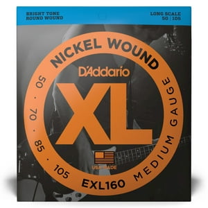 Set Cuerdas Bajo Eléctrico 50-105 Exl160 Daddario