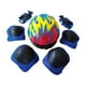 thumbnail image 4 of Juego De 7 Cascos De Bicicleta Para Ni?os, Para Deportes Al Aire Libre, Color Azul, 4 of 5