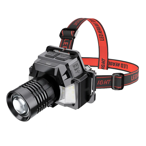 Genérico - Lámpara Minero Inductivo Linterna Minera Recargable Cacería