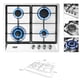 thumbnail image 4 of Kit Horno 60 litros con spiedo + Encimera a gas 4 quemadores + Campana retráctil 60 cm gris, 4 of 7