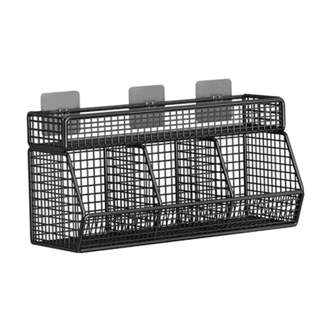 Bothyi - Cesta De Almacenamiento De Frutas, Cesta De Cocina Colgante Montada En La Pared Para Armario De Cocina