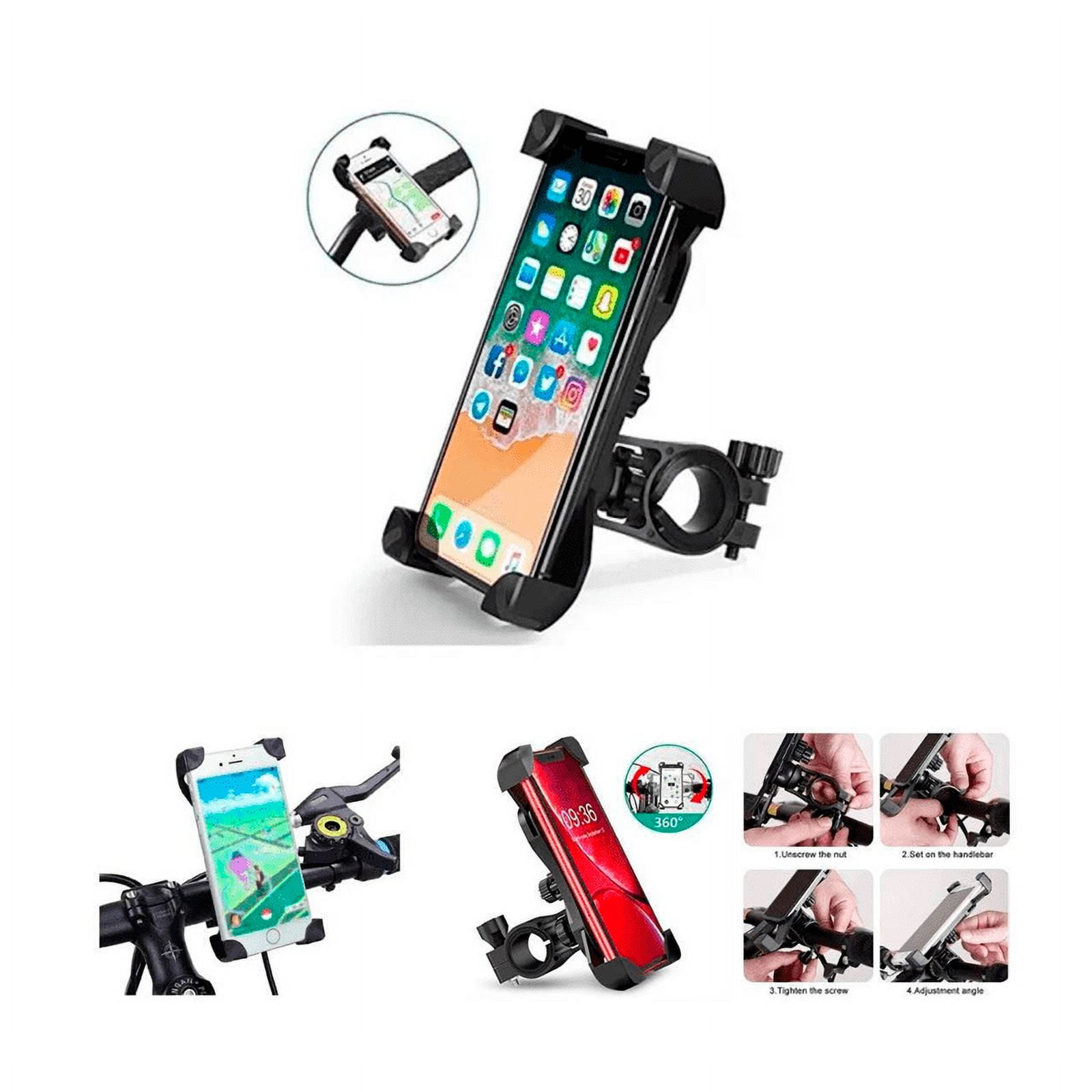 Genérico - Soporte Celular Bicicleta Y Moto Con Seguro Firme Ajustable