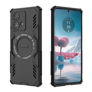 Funda Foxdock Para Motorola Edge 40 Neo 5G , Magnética, Resistente A Golpes, Con Soporte, Unisex, Carga Inalámbrica