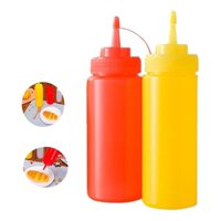 Genérico - Set De 2 Pote De Salsas Dispensador Dispensadores Para Salsa