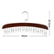 thumbnail image 5 of Organizador de corbatas de madera para colgar accesorios de armario masculino, ahorra espacio para guardar y exhibir., 5 of 8
