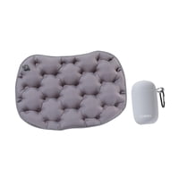 Magideal - Cojín Inflable Portátil Para Sentarse, Tapete Ergonómico, Cojín Para Silla, Material De Silicona Transpirable, Ideal Para Acampar, Hacer Senderismo, O Gris