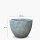 thumbnail image 3 of Macetero Lauca 27 Gris, 3 of 3